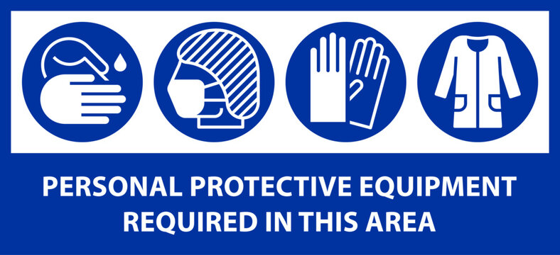 Sanitize your hands, safety mask and hair net fitting, putting on sterile gloves and doctor coat must be worn sign. Medical infographics. Surgery icon set. Doctor instructions symbols.