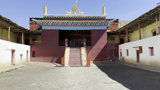 views of kee monastery in spiti valley, Aerial Video on Kee Monastery, Himachal Pradesh, india, Akhand Bharat.