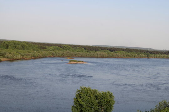 river with green banks, trees, summer landscape, landscape, eco park, river, green, tree, bush, leaf, branch, life, nature, park, beautiful, summer background, summer, season, tourism, journey, sea jo