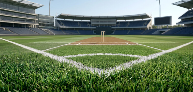 Cricket pitch arena view, green cricket lawn, empty cricket venue, cricket ground architecture, professional cricket sport, cricket arena lighting, sport background, evening cricket ground
cricket, pi
