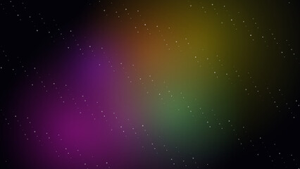 Space nebula with colorful gradient and stars © Oll