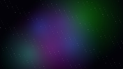 Space with colorful cosmic nebula and stars © Oll