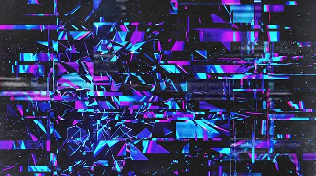 Glitchy digital abstract background texture.