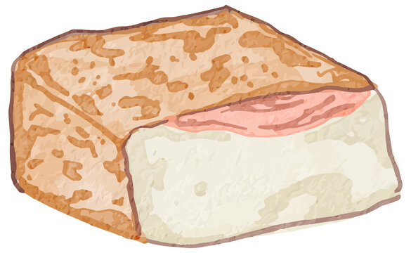 Lardo Watercolor Illustration