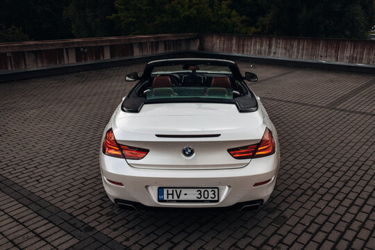 BMW 640 F12 convertible at the parking