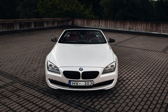 BMW 640 F12 convertible at the parking