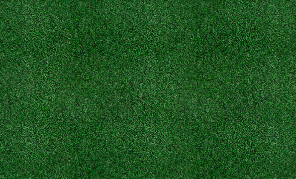 Top View of Fresh Green Grass Texture, Seamless Lush Artificial Turf Lawn Pattern, Green Field Grass Surface for Soccer Football Golf Sports Backdrop, High Density Natural Meadow Ground