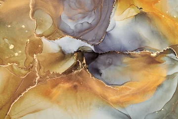 Abstract clouds. Modern futuristic pattern marble translucent colors texture.. Multicolor dynamic background mixing liquid paints art. © CHREMOS