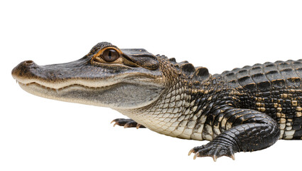Fototapeta premium American alligator head and body detail
