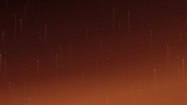 Red Orange rising light streaks background animation for energetic and dynamic videos