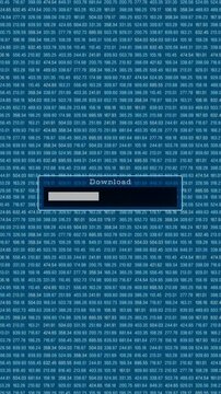 Progress bar downloading data, software or information, big data in the background. Information, internet download, status, mobile device, data storage, processing, digital asset management, business.
