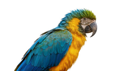 Obraz premium Blue and yellow macaw parrot with vibrant feathers