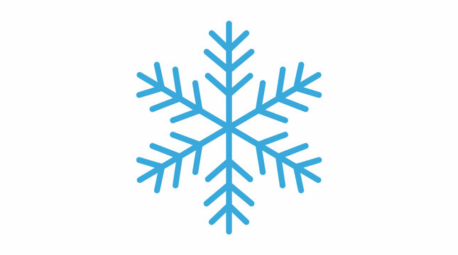 Blue Snowflake Ice Crystal Winter.