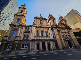 Fototapeta premium Igreja de Nossa Senhora do Carmo da Antiga Sé, the old cathedral of Rio de Janeiro, Brazil 