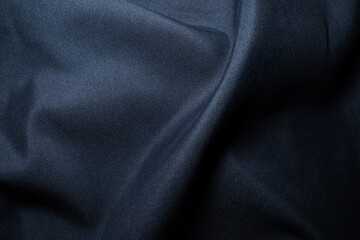 Fototapeta premium Premium dark blue fabric background for corporate presentation