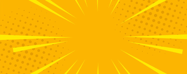 Fototapeta premium Radial speed rays with explosive energy pattern on white backdrop, retro pop art style graphic element perfect for dynamic manga and cartoon posters