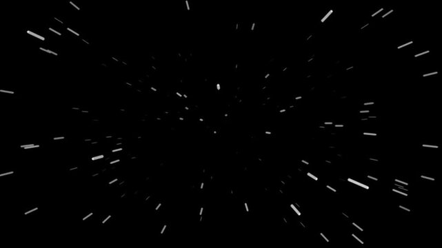 ​Abstract hyper jump starfields loop background