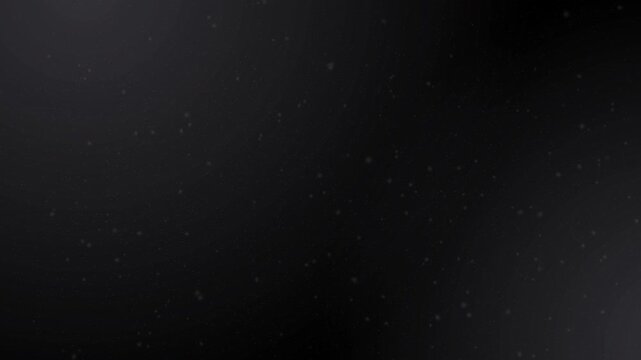 Organic dust particles floating on black background bokeh cinematic atmosphere overlay for video editing and motion graphics design.