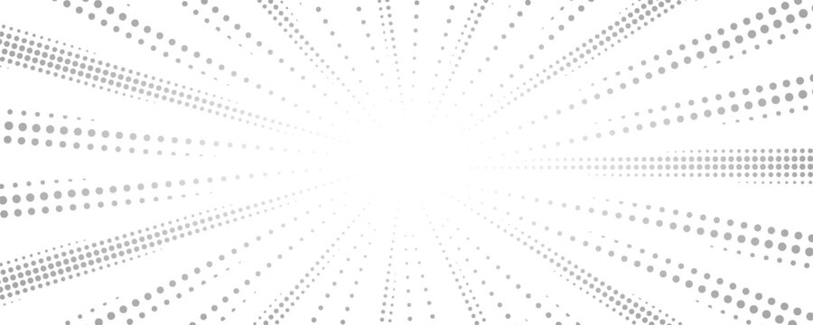 Abstract comic book flash explosion radial lines on transparent background. Vector illustration superhero design