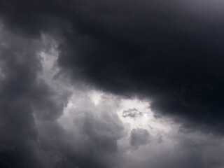 Obraz premium The white clouds.