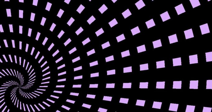 Abstract animation of light green glowing rectangles forming a curved perspective tunnel, geometric motion graphics background.