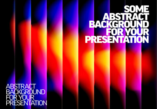 Abstract Colorful Vertical Stripes Background for Presentations