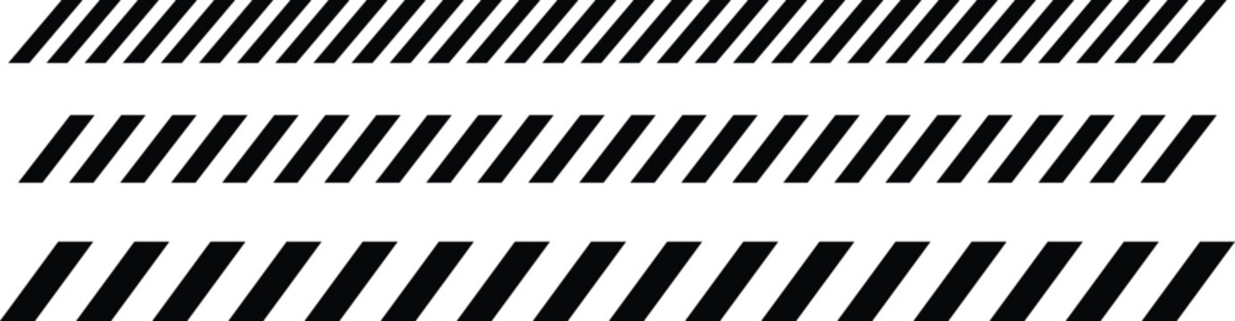 slash border line. Slant lines with design security. diagonal striped banner slash. dynamic graphic texture. Borders with tilted parallel stripes