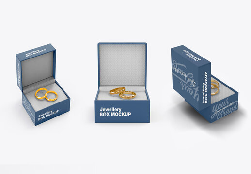 Jewellery Gift Box Mockup