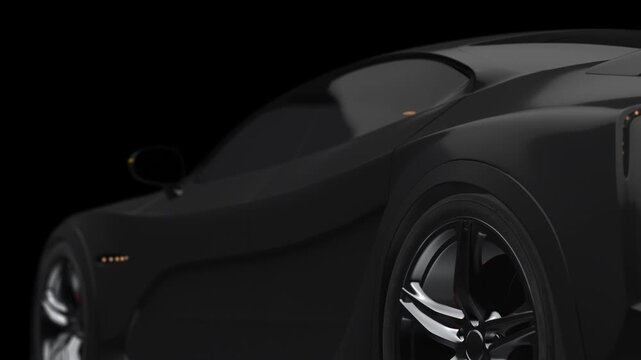 Sustainable transportation concept with electric vehicle battery chassis system. EV Cars And Green Energy Concept 3D Animation.