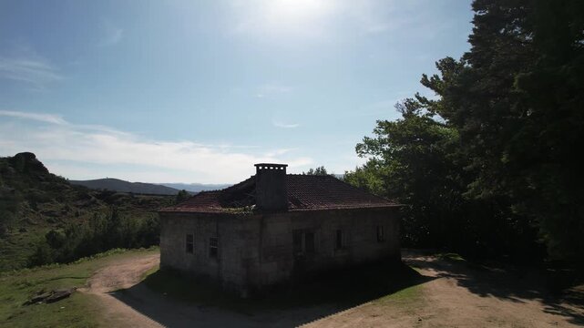 Abandone House in the Mountains