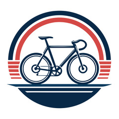 Fototapeta premium Bold Stroke Bicycle Cycling Premium Digital Asset Ideal for Marketing