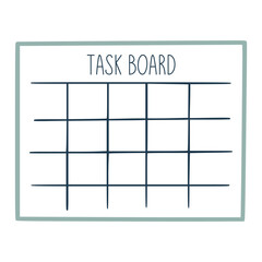 Task board helping with time management planning © Nadiia