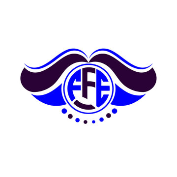 FFE letter logo creative design. FFE unique design