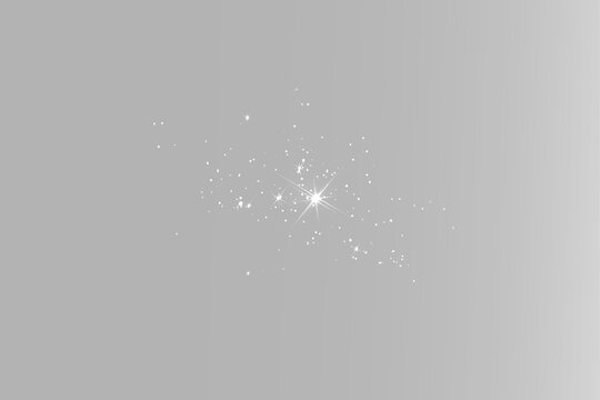 Bright glittering particle cloud with glowing sparkles and magical light effects