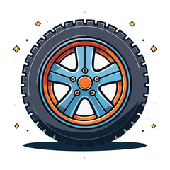 Fototapeta premium Flat design target with bullseye vector