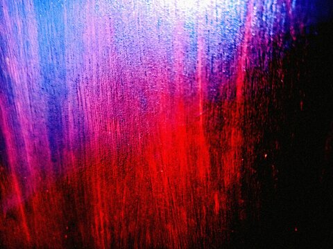 Noise grain red blue black background, pointillism gradient or dotwork pattern, vector dots effect. Halftone noise grain, modern