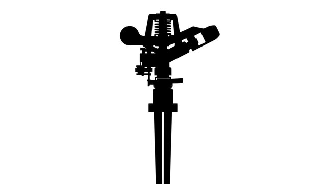 Black Microphone on a Stand.