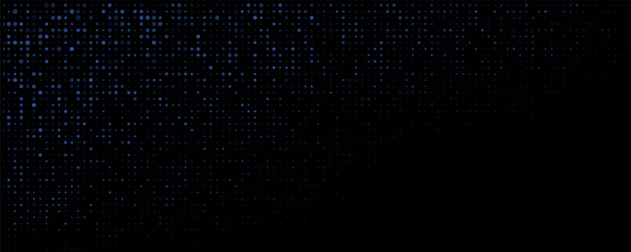 Abstract Cyberpunk Digital Dot Matrix Background - Blue Tech Vector Pattern