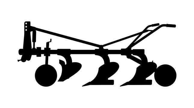 Tractor Plow Agricultural Equipment Farm Tool.