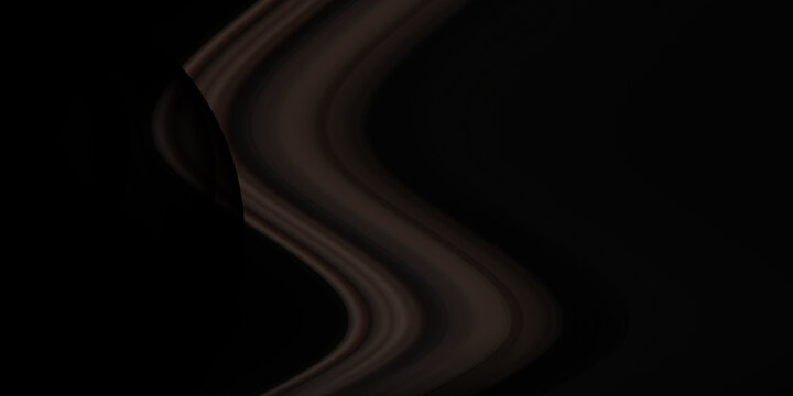 Minimalist dark brown wave background
