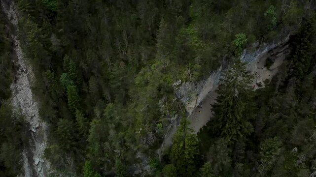 Aerial View of Nassereith Valley, Tyrol, Austria, 4K