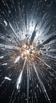 Abstract Explosion of Light and Energy.