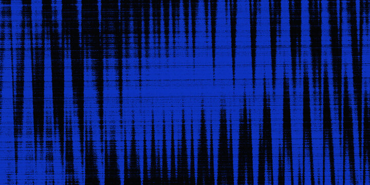 blue and black with lines like radio or TV waves