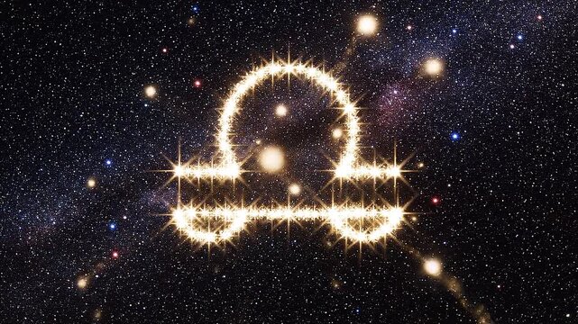 Cosmic Libra Sign