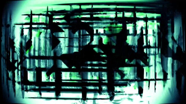 Old film VHS tv overlay effect, Retro noise tv grain texture footage screen