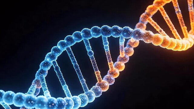 Double helix DNA strand