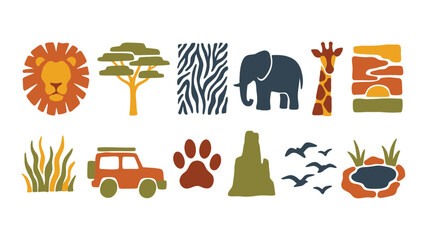 set of safari icons © Septi.First
