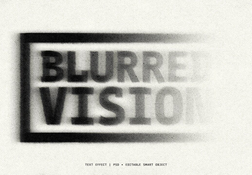 Blurry Faded Text Effect