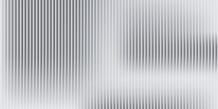 Monochrome waves with transparent vertical overlays and soft opacity shifts. Abstract, minimal, and textured distorted glass effect in a gray palette. Vector illustration for futuristic design.