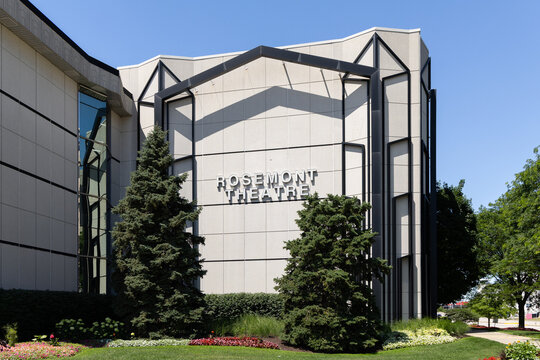 Rosemont, IL, USA - June 16, 2026: Rosemont Theatre is an entertainment venue that offers concerts, musicals, and comedy acts. The venue was opened in 1995 and located near O&rsquo;Hare Airport. 